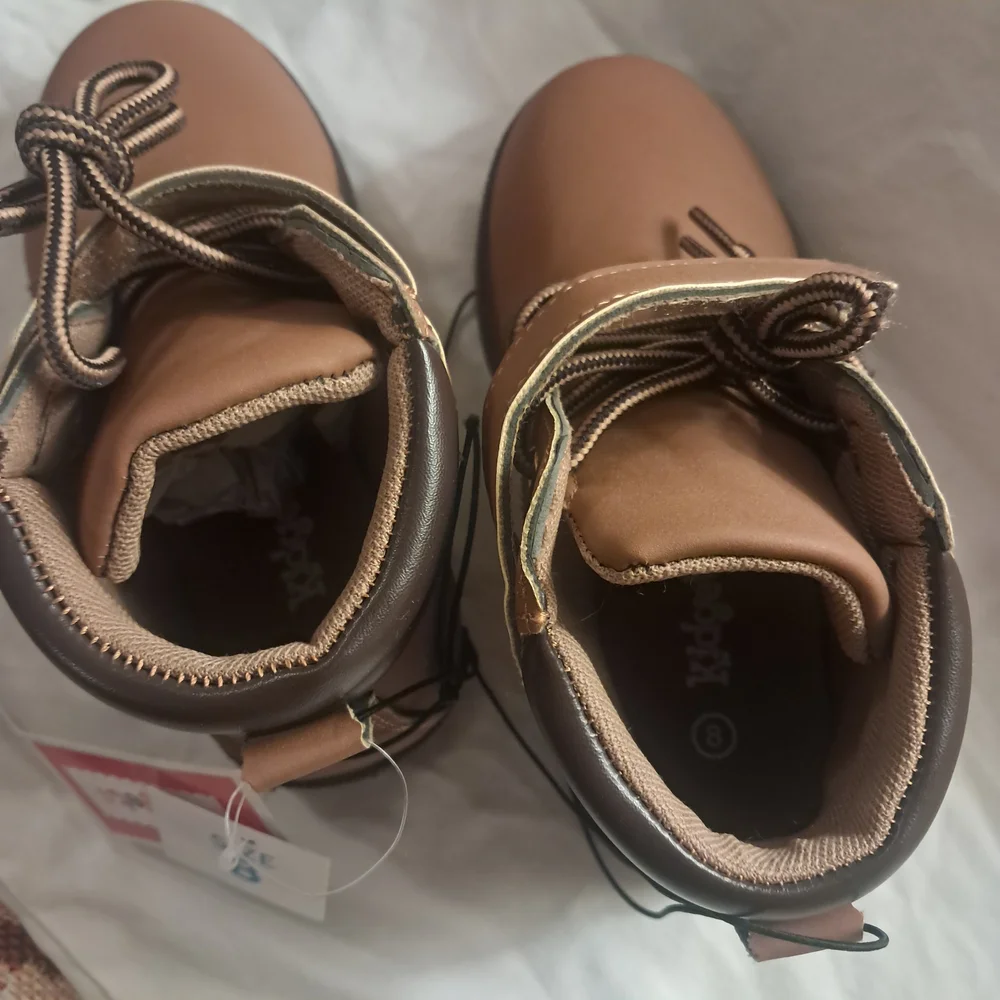 Brown Kids Boots